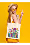 Books Thick Tote Bag, Pinterest Bag, Book Bag, Shopper Canvas Bag, Y2K Bag - 2