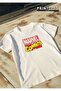 Marvel Comics Crew Neck High Quality Printed Whitet-Shirt - 6