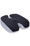 - Memory Gel Support Cushion For Office Chair - Black/Grey