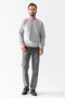 Men's Wide Leg Baggy Fit Jeans Smoked - 7505 - 2