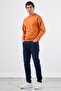 Men's Regular Fit Crew Neck Tile Sweatshirt - 2