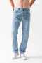Men's Wide Leg Baggy Fit Jeans Blue - 7505 - 7