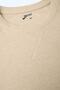 0544 Men's Beige Color Long Sleeve Waffle T-Shirt - 4