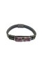316L Stainless Steel Natural Stone Leather Men's Bracelet
