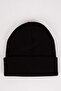 School Woven Label Knitwear Beanie for Boys V1853A621Wn - 4