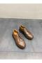 Mink Leather Lace-Up Women's Casual Shoes