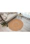 FFD Natural Jute Rug For Living Room Jute Rug Carpet For Bedroom Handwoven Jute Rug Carpet 100cm - 8