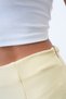 Butter Yellow Pleated Detailed Knitted Palazzo Trousers Alc-X14432 - 5