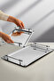 Verona Set of 2 Satin Steel Tray - 3