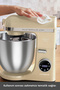 Mastermaid Chef Ultra D2000 Dijital Ekranlı Hamur Yoğurma Makinesi Mineral Gold 7L - 10