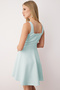 Baby Blue A-Line Jacquard Mini Stylish Evening Homecoming Dress Tprss25El00311 - 4
