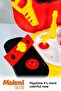 18 Piece Table Toy Repair Set - Educational Occupation Play Tool Bag with Carrying Case Seat - 5
