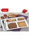 5 Unbreakable Table Dish Plates, Self-Service, Dining Hall, School, 5 Compartments, Table Dish, Table Dish, Restaurant - 2