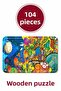 Aliens Are Among Us 104 Piece Wooden Puzzle