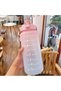 Pink Motivational Water Bottle Water Bottle Water Bottle 2l Tritan Gym Water Bottle Bpa Free Water Bottle