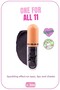 One for All Eyes & Lips & Cheeks Shimmering Liquid Eyeshadow - 11 Milk Way