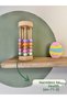 Natural Healthy Wooden Toy Montessori Abacus Math Children Baby Room Decor - 4