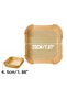 New - Large Size / Airfryer Fryer Baking Paper 50 Pieces - 20 Cm Base / 4.5 Cm Height - Female Entrepreneur - 7