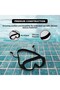 Premium Swimming Goggle | Anti-fog & Uv Protection | Big Frame | Black | Leak Proof - 3
