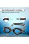 Swimming Goggle | Anti-fog & Uv Protection | Silver | Adjustable Strap | Hard Case - 3