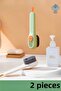 Multi-Purpose Cleaning Dish Brush with 2 Detergent Bowl Dish Brush - 2