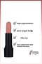 Deep Impact Lipstick Creamy Textured Semi-Shiny Lipstick 03 Confident Rose - Nude - 2