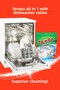 3 Tampa Dishwasher Tablets All in One 150 Washes - 3