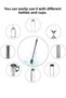 Silicone Brush TPR Water Bottle Pacifier Baby Bottle Cleaner Jar Thermos Water Bottle Oil Bottle Cleaning Brush - 4