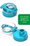 Water Flask Tritan Wide Mouth Water Bottle Gradient Type Sports Flask Waterer Bpa-Free 630ml Turquoise 0111 - 5