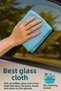 Microfiber Glass Cloth 5 Pieces 40X40 cm |   Leaves No Traces - Ultra Clean Surfaces - 2