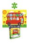 4-Pack Kids Puzzles - 24 P. Cute Dinosaurs and Bus and 100 P. Planets and 50 P. Autumn Forest - 3