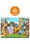 Play Time, Cute Dinosaurs, Sea Creatures, Cute Animals Wooden Puzzle Set of 4 - 5