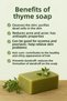 Thyme Soap |   Natural Handmade Skin and Hair Care Soap |   Antiseptic and Purifying - 1 Piece - 2
