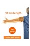 90 cm Long Nylon Gloves. Elastic (Pack of 100)