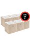 Beige 6-Piece Coverless Storage Box Basket Organizer In-Cabinet Laundry Toy Organizer 30X30X30Cm