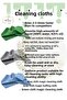 Green Blue Bioenergy 2-Piece General Cleaning Cloth - 3