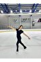 Shinora Ice Skating Tights (Black Stone Detailed) - 3
