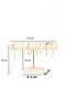 Zenith Medium Long Wooden Bracelet - Watch and Glasses Organizer, Decorative Organizer - 5