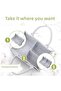 Felt Mother Baby Care Bag Organizer - Gray - 2