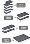 13-Piece Fridge Organizer Freezer-Microwave Compatible Storage Container 1x2400ml-2x1170-2x1200ml-8x600ml - 2