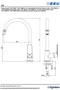 E.C.A Lia Articulated Sink Faucet102118887 - 2