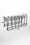 Metal Black Pan and Pot Lid Organizer Rack Kitchen Cabinet Wire Pot Pan Organizer - 4