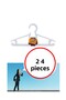 Children's Clothes Hanger Girl Boy Baby Clothes Hanger 24 Pieces Hanger - 5