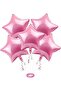 3 Pieces Star Foil Balloon Pink 18 Inc - 3