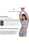 Box of 2 Women's Elastic Band Padded Sports Bra Bralet Sophie Suitable for Daily Use - 7