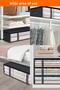 3 Pieces with Window, Black Base, Pillow, Quilt, Sweater Hurcu / 60x45x15 - 3