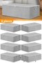 8 Pieces - Anthracite Large Size Bed Base and Sofa Bed Type Storage Bag 64 X 45 X 22 Cm - 4