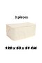 Quilt Cover Battal Mega Plus 120 X 53 X 51 cm 3 Pieces Cream