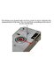 ( 5 PIECES ) KALE LOCK 151-R (ROOM) DOOR LOCK 40MM 0VAL MIRROR NICKEL LOCK - 2