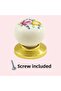 Kardelen Real Porcelain Button Gold Gold Drawer Cabinet Door Handle Handle Porcelain Handle - 4